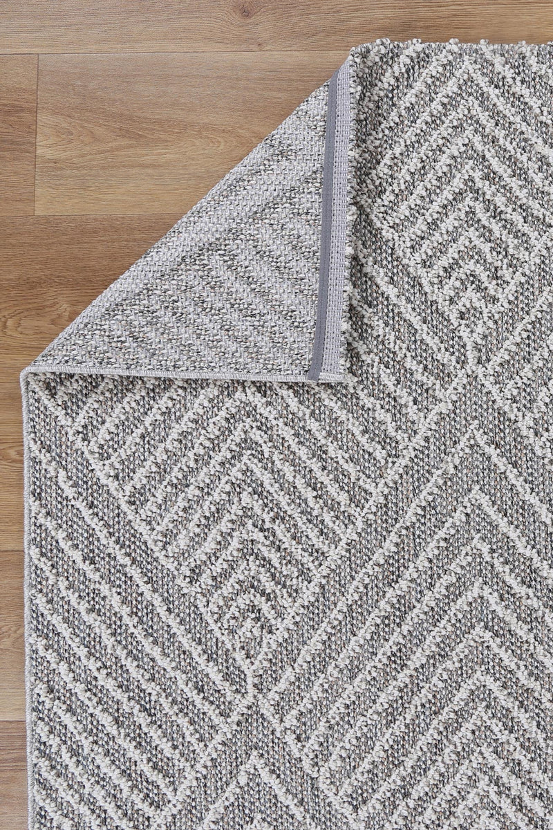 Lacuna menchu Grey Rug