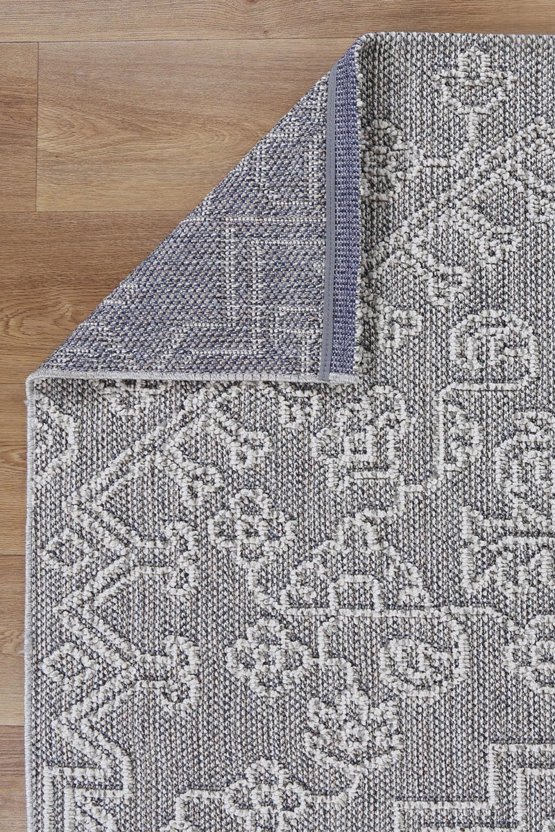 Lacuna Tribal Grey Blue Rug
