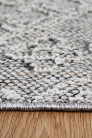 Lacuna Tribal Grey Blue Rug