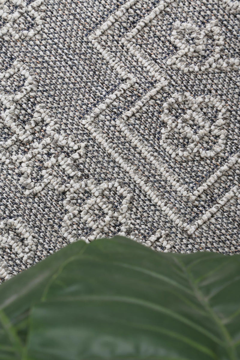 Lacuna Tribal Grey Blue Rug