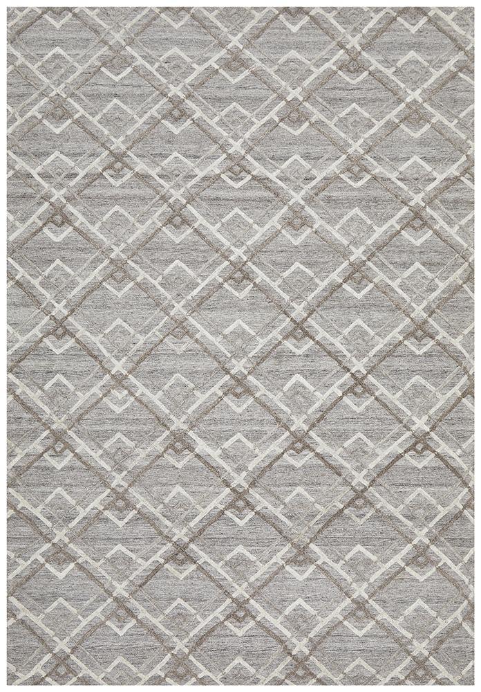 Winter Silver Stream Rug