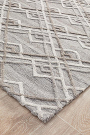 Winter Silver Stream Rug