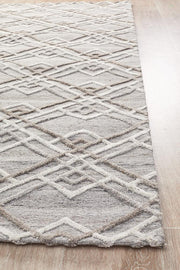Winter Silver Stream Rug