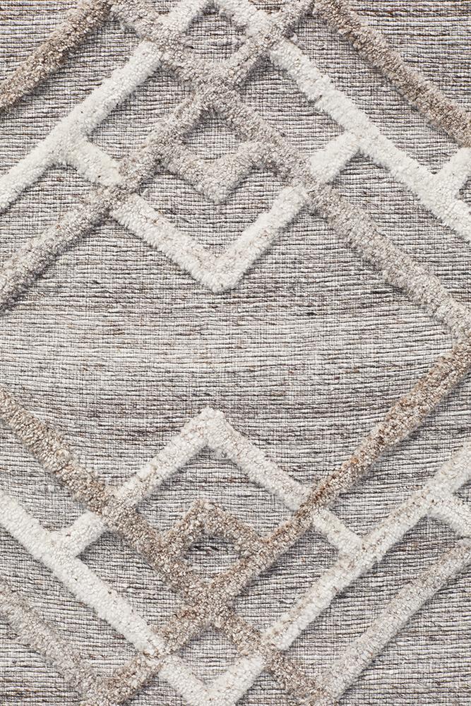 Winter Silver Stream Rug