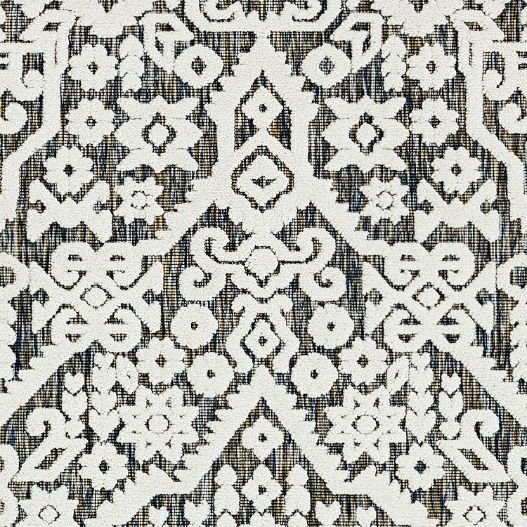 Basing Pompon Grey Rug