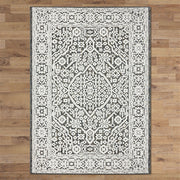 Basing Pompon Grey Rug