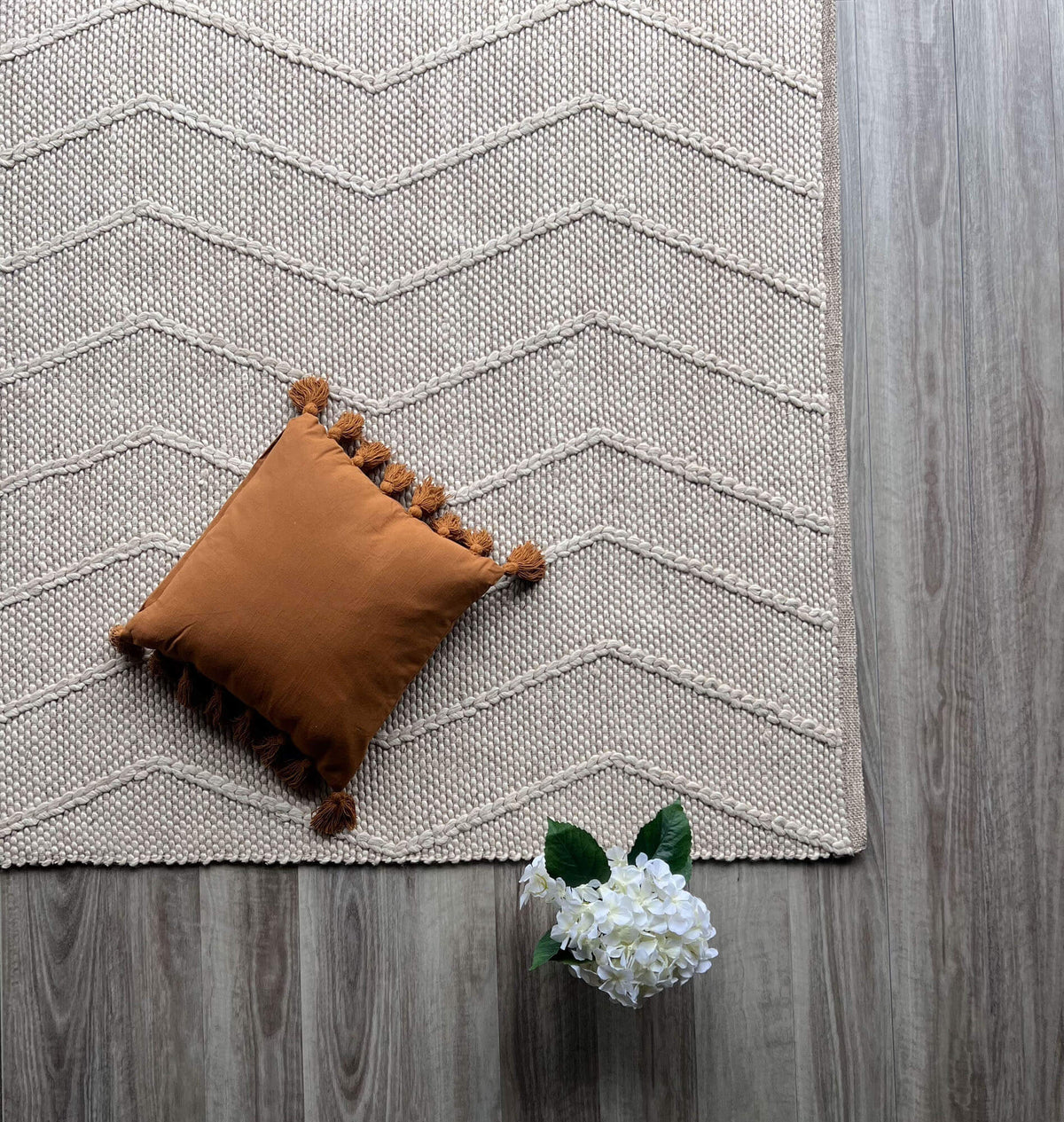 Zig Zag Cream Rug — SydneyRugsOnline