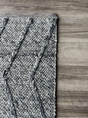 Zig Zag Dark Grey Rug