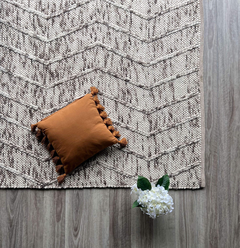 Zig Zag Natural Rug