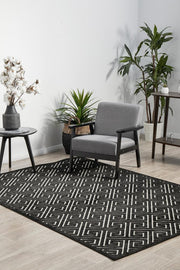 Edfu Truth Black & Gold Rug