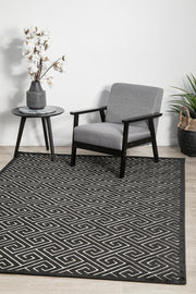 Edfu Truth Black & Gold Rug