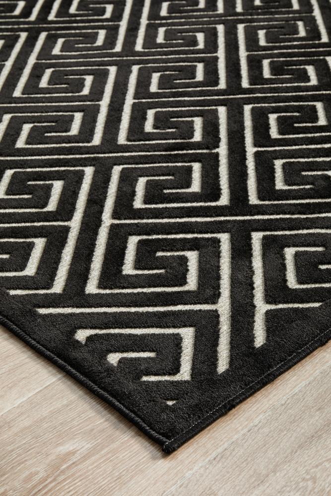 Edfu Truth Black & Gold Rug