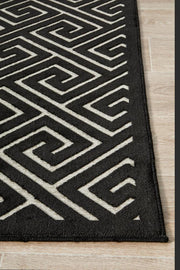 Edfu Truth Black & Gold Rug