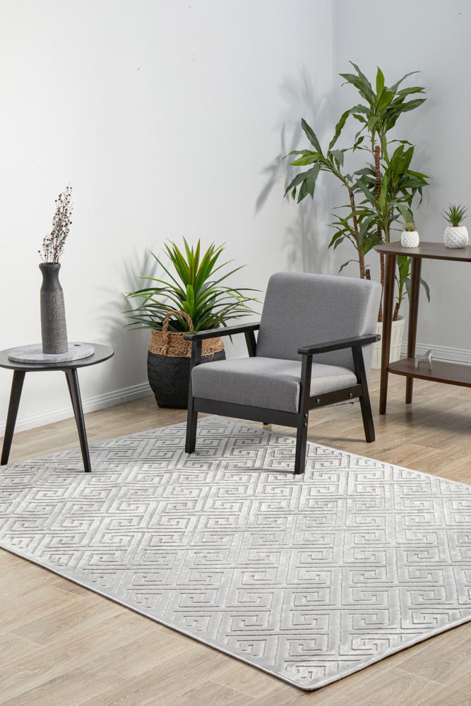 Edfu Truth Silver Rug