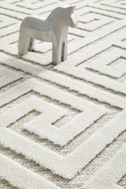 Edfu Truth Natural White Runner Rug