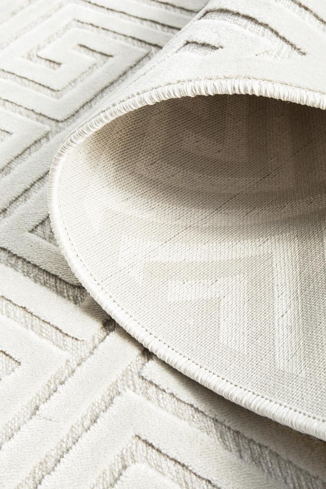 Edfu Truth Natural White Runner Rug