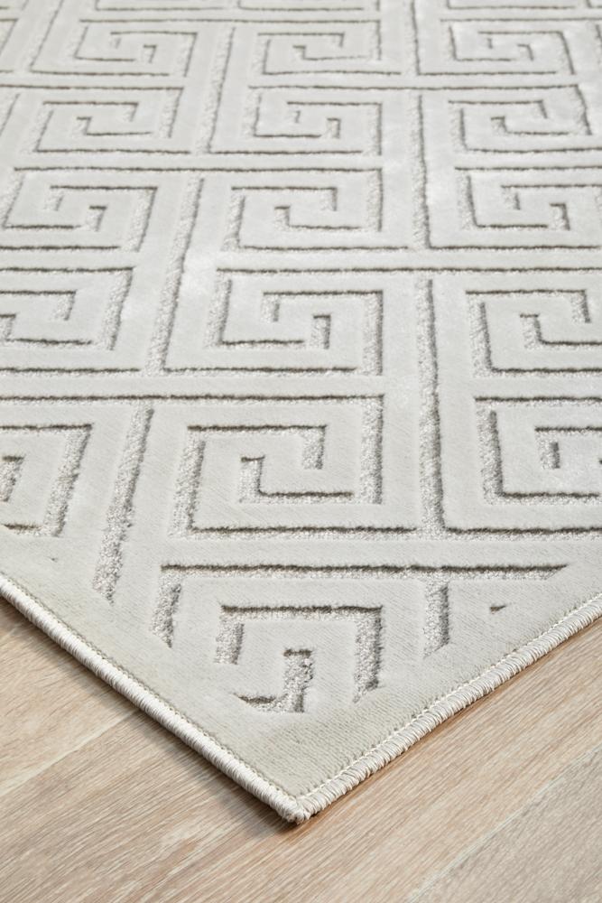 Edfu Truth Natural White Rug