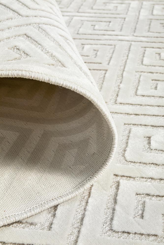 Edfu Truth Natural White Rug