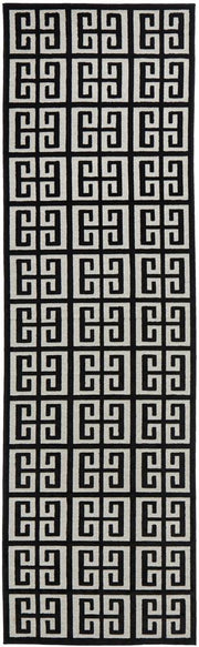 Edfu Maze Black & Gold Rug