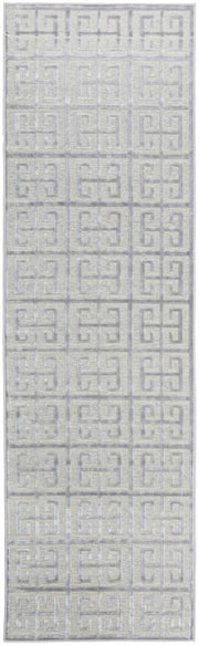 Edfu Maze Silver Rug