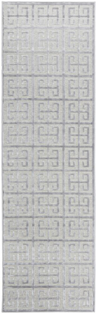 Edfu Maze Silver Rug