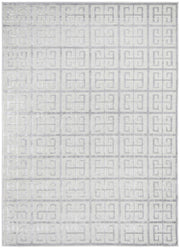 Edfu Maze Silver Rug