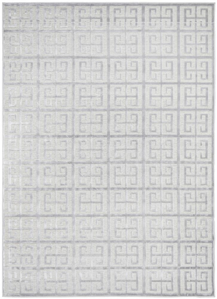 Edfu Maze Silver Rug
