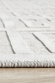 Edfu Maze Silver Rug