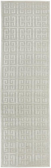 Edfu Maze Natural White Rug