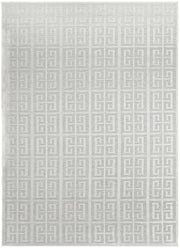 Edfu Maze Natural White Rug