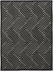 Edfu Theme Black & Gold Rug