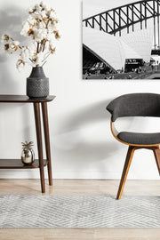 Edfu Theme Silver Runner Rug