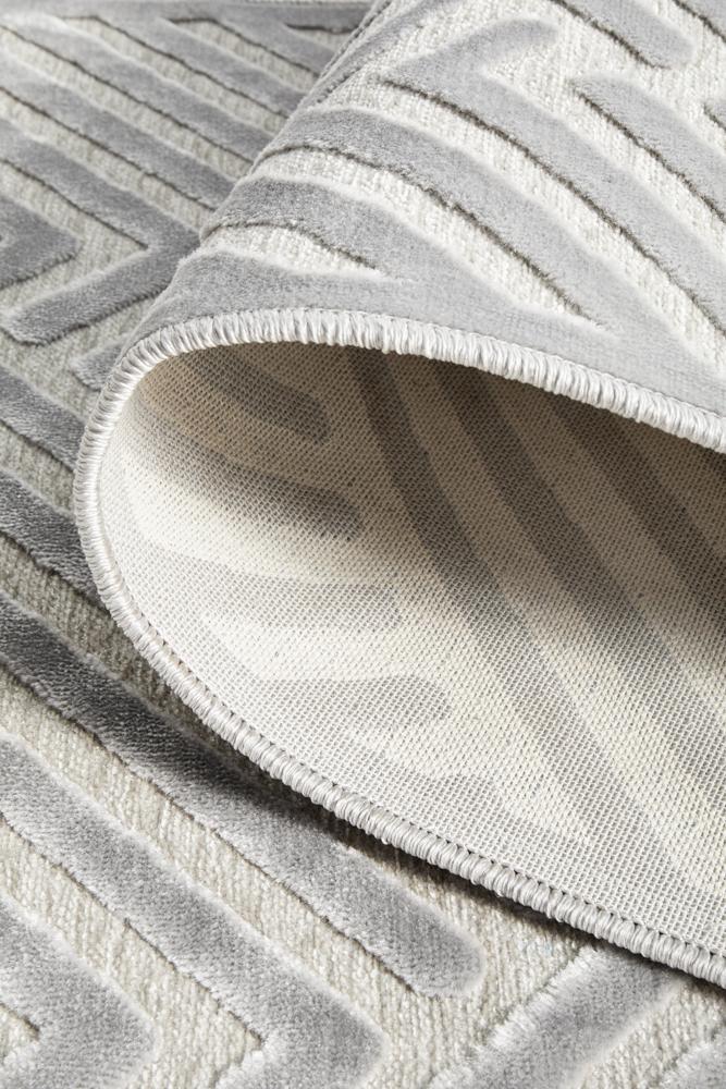 Edfu Theme Silver Runner Rug