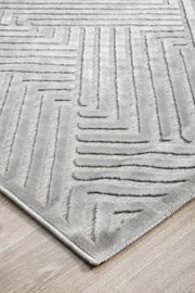 Edfu Theme Silver Rug