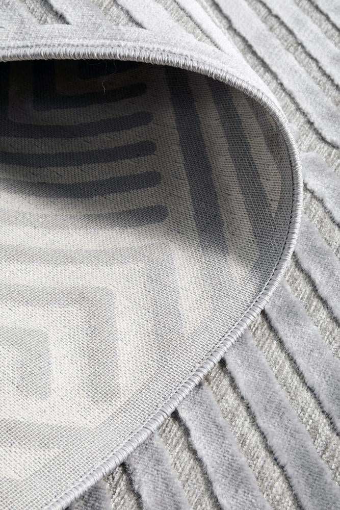 Edfu Theme Silver Rug