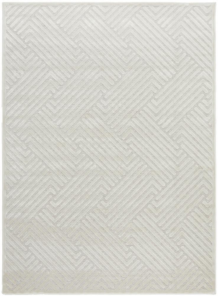 Edfu Theme Natural White Rug