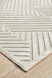 Edfu Theme Natural White Rug