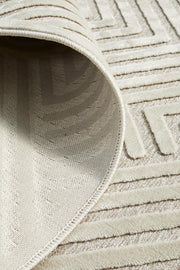 Edfu Theme Natural White Rug