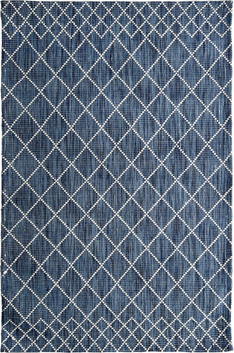 Puzzle Blue Rug