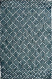 Puzzle Teal Rug