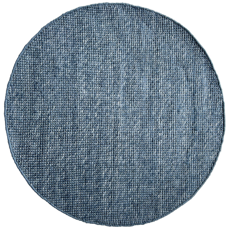 Ganglia Anthra Grey Round Rug