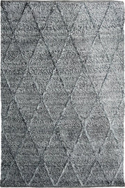 OmbreWool Coast Diamond Dark Grey Rug