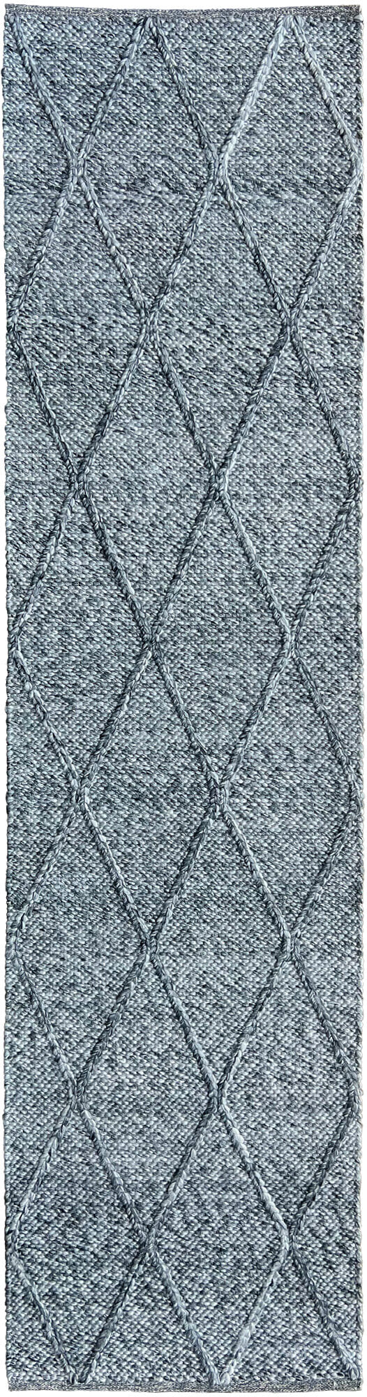 OmbreWool Coast Diamond Dark Grey Rug