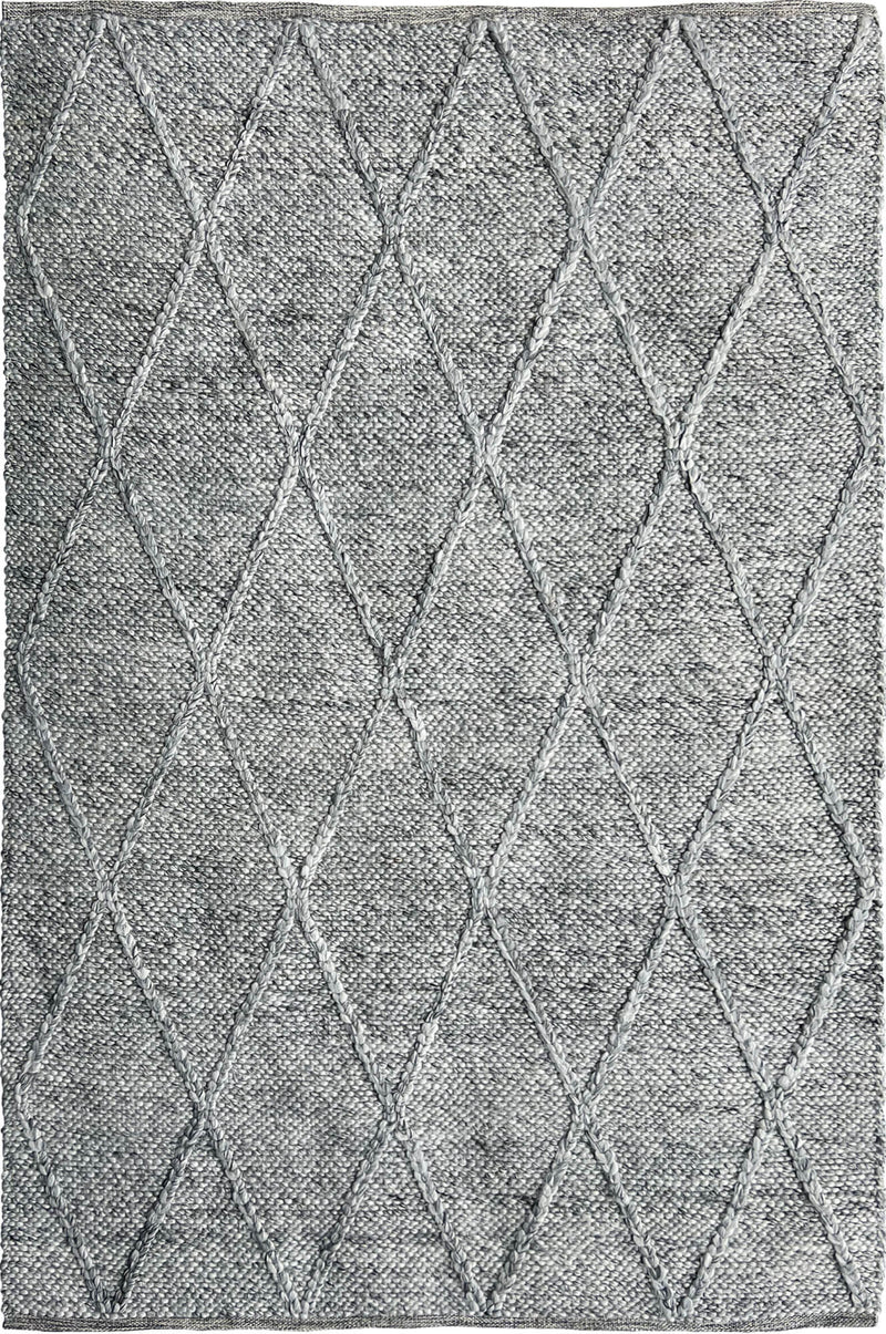 OmbreWool Coast Diamond Spotted Grey Rug