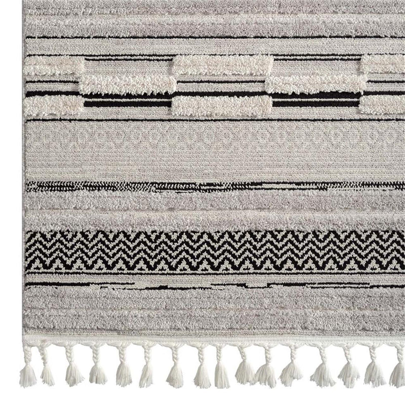 Alvine Pillar Grey Runner Rug