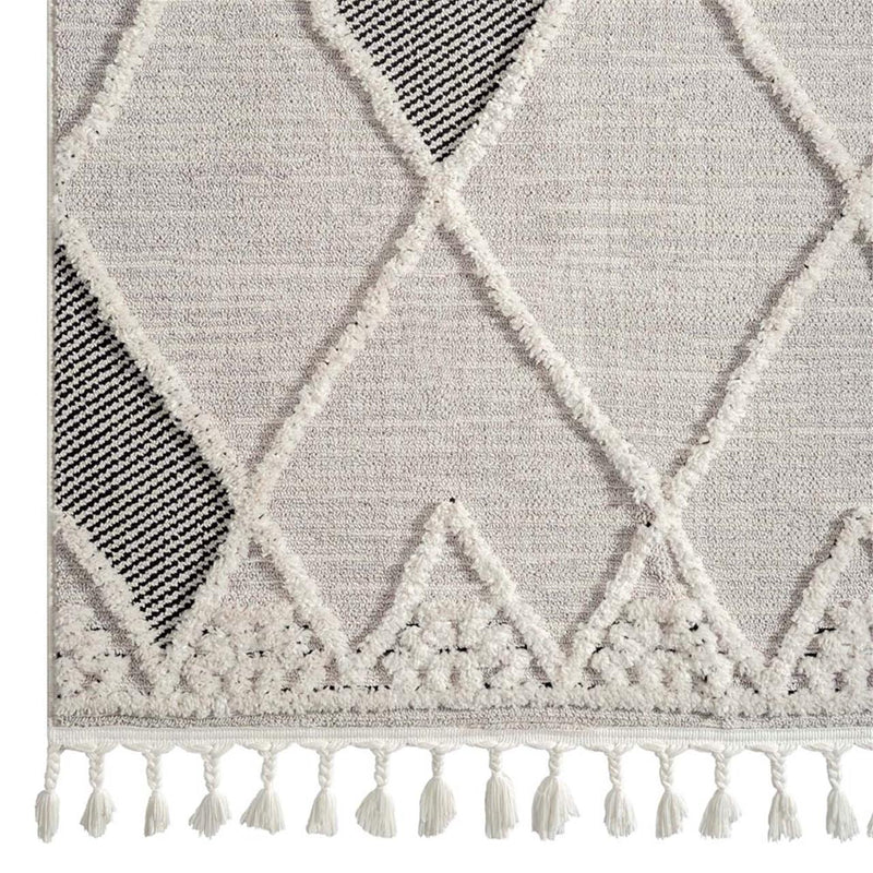 Alvine Sappy Ivory Grey Runner Rug