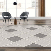 Alvine Sappy Ivory Grey Rug