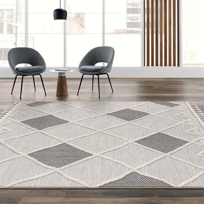 Alvine Sappy Ivory Grey Rug
