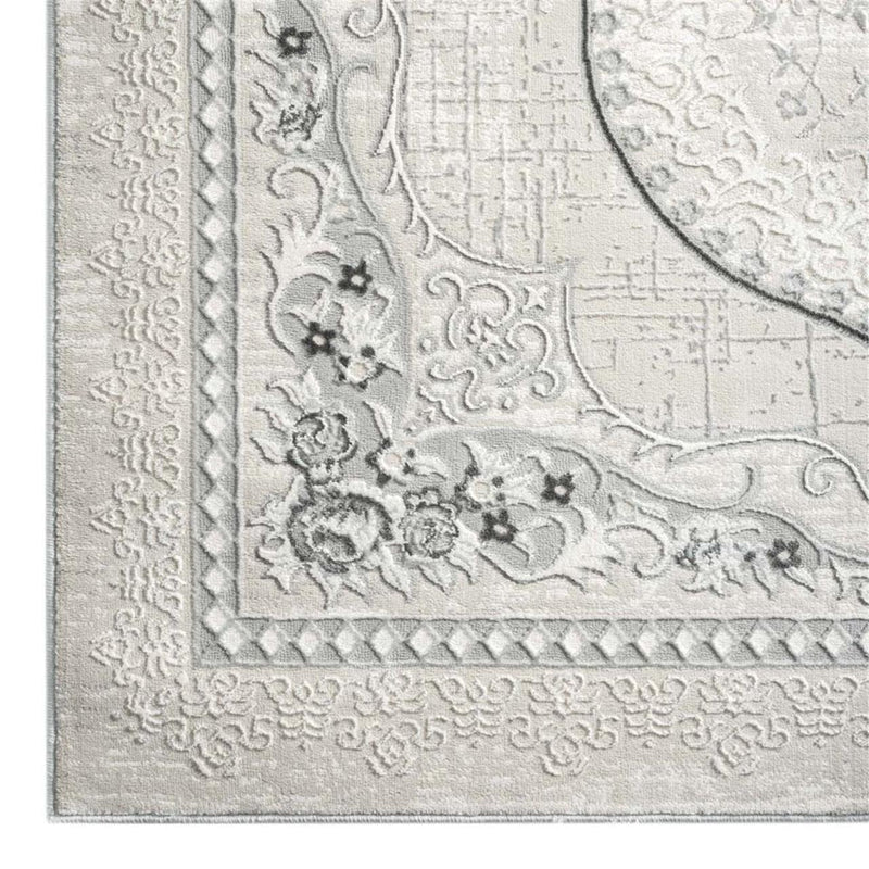 Passion Frenzy Grey Runner Rug