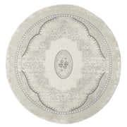 Passion Frenzy Grey Round Rug